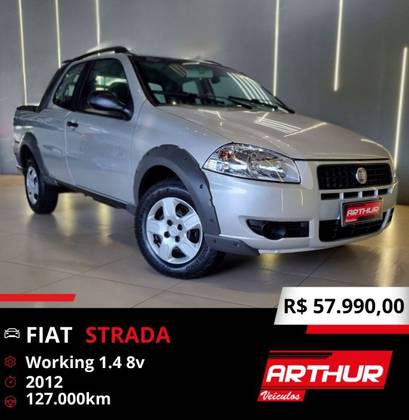 FIAT STRADA 1.4 MPI WORKING CE 8V FLEX 2P MANUAL FIAT STRADA 1.4 MPI WORKING CE 8V FLEX 2P MANUAL